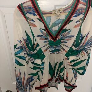 Flying Tomato Multicolor V-Neck Blouse